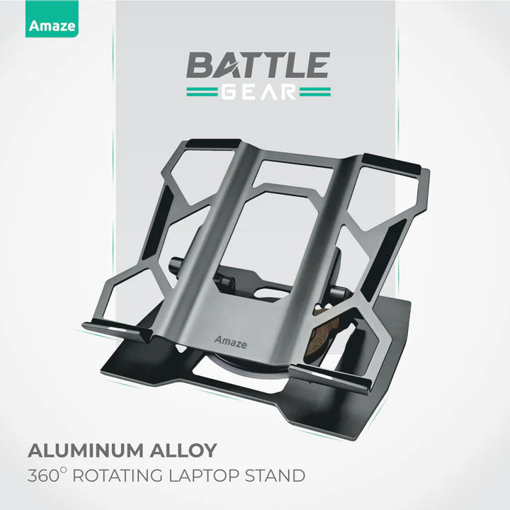Battle Gear Aluminum Alloy 360 Degree Laptop Stand | A540