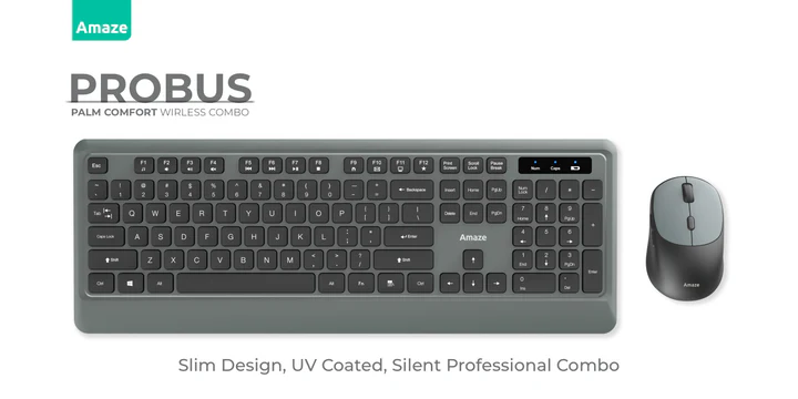 Probus Palm Comfort Wireless Keyboard & Mouse Combo | A745