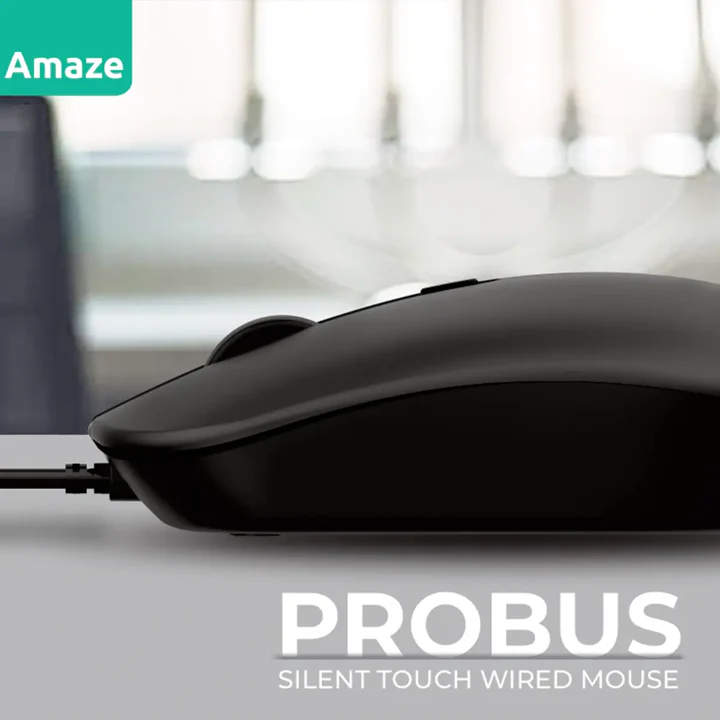 Probus Series Silent Touch Wired Mouse A704