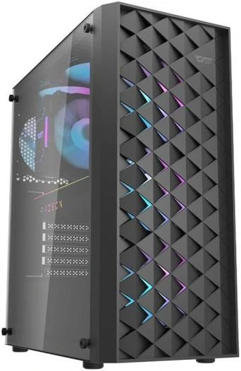 DK351 Black Mesh Gaming Case