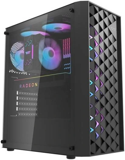 DK351 Black Mesh Gaming Case