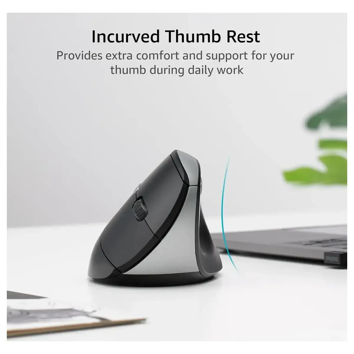 Rapoo EV250 Vertical Ergonomic Silent Wireless Mouse with Adjustable 1600 DPI Price in Pakistan