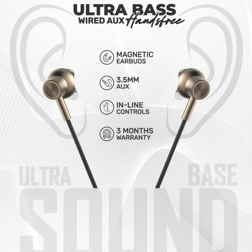 Amaze Ultra Bass Wired Aux Handsfree A690