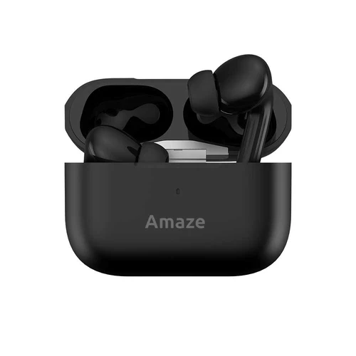 Amaze A600 Black Wireless Earbuds with 30H Playtime - Image 2