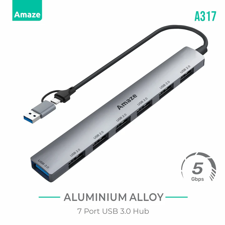 Amaze 7 Ports USB 3.0 Hub A317