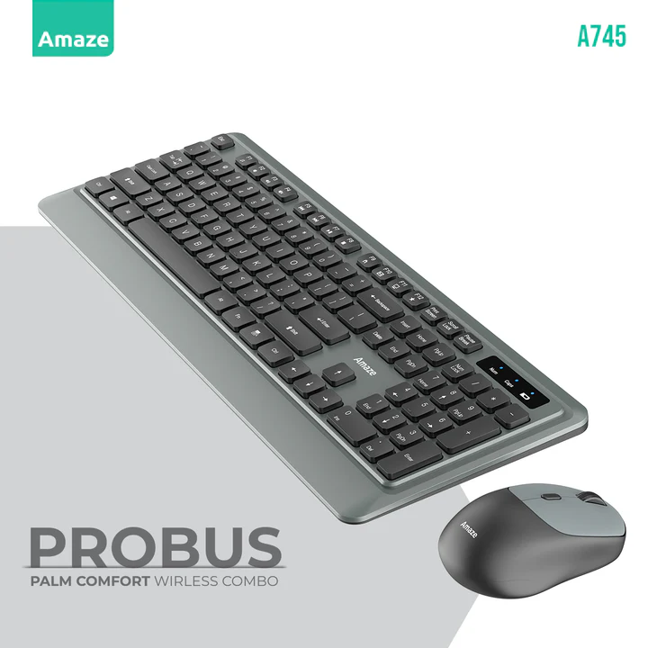 Probus Palm Comfort Wireless Keyboard & Mouse Combo | A745