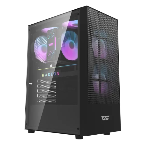 A290 ATX Gaming Case Black – Sleek Look, Cool Build