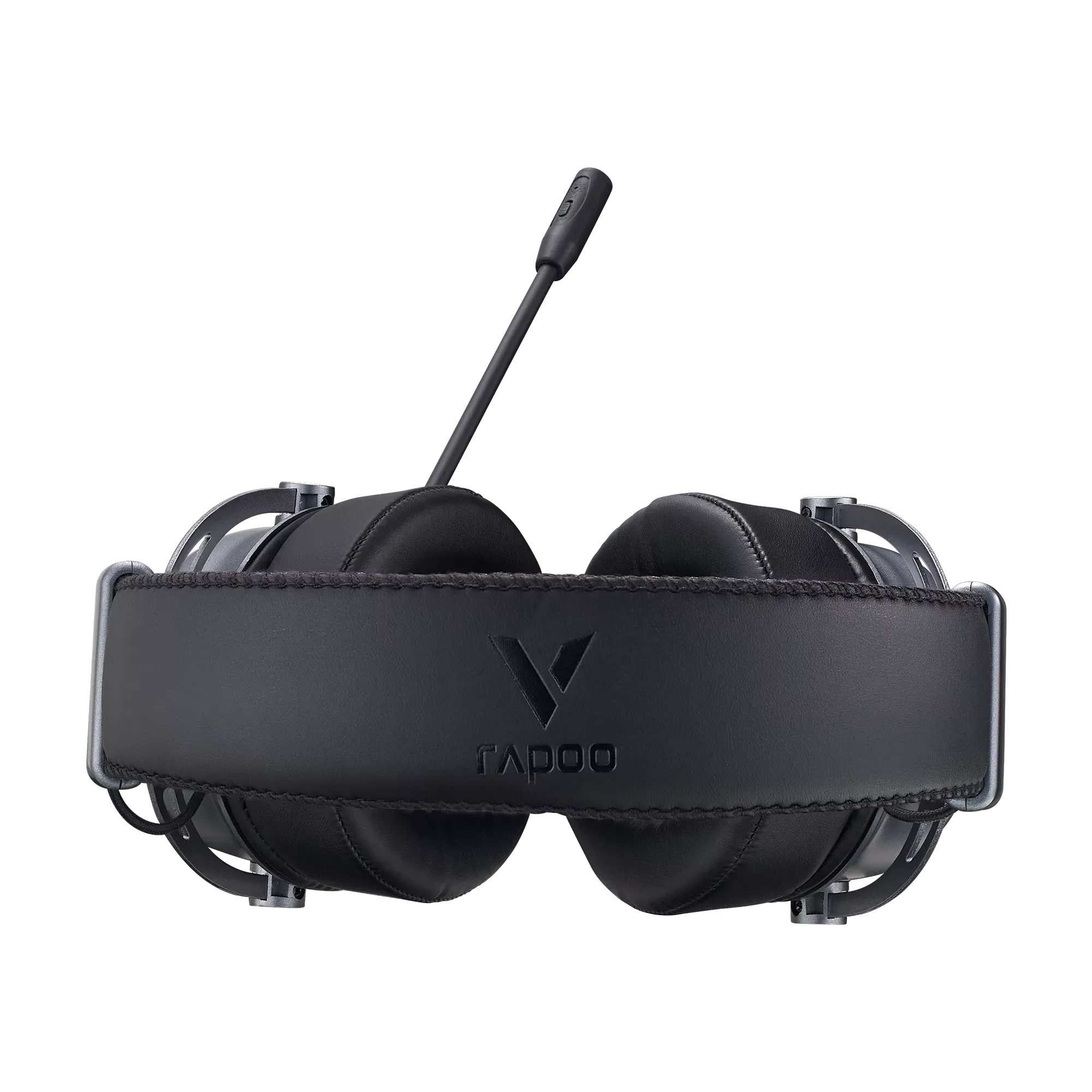 Rapoo VH800 wireless gaming headset with Bluetooth 5.2, 2.4GHz wireless, RGB lighting, graphene drivers, and detachable noise-cancelling microphone