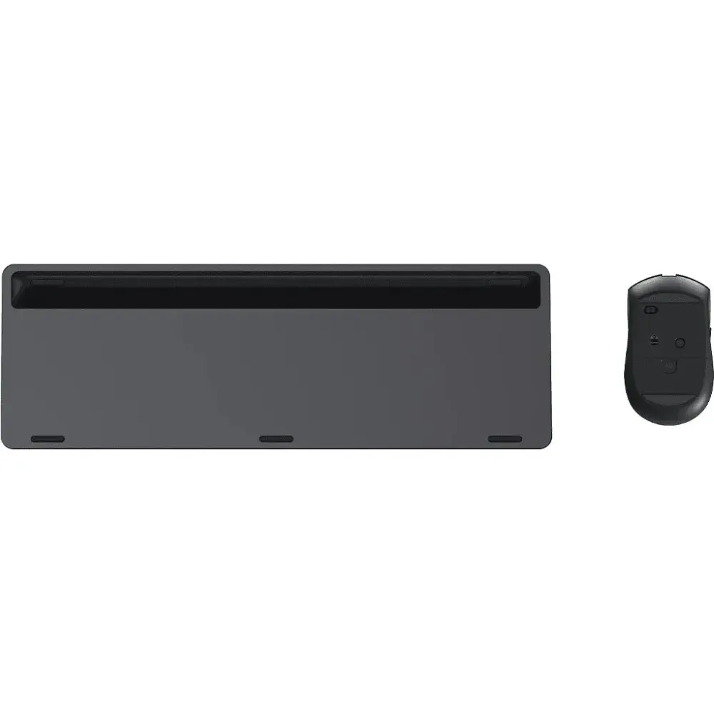 Rapoo 9510M Multi-Mode Wireless Keyboard and Mouse Combo with Bluetooth and 2.4GHz Wireless in Black