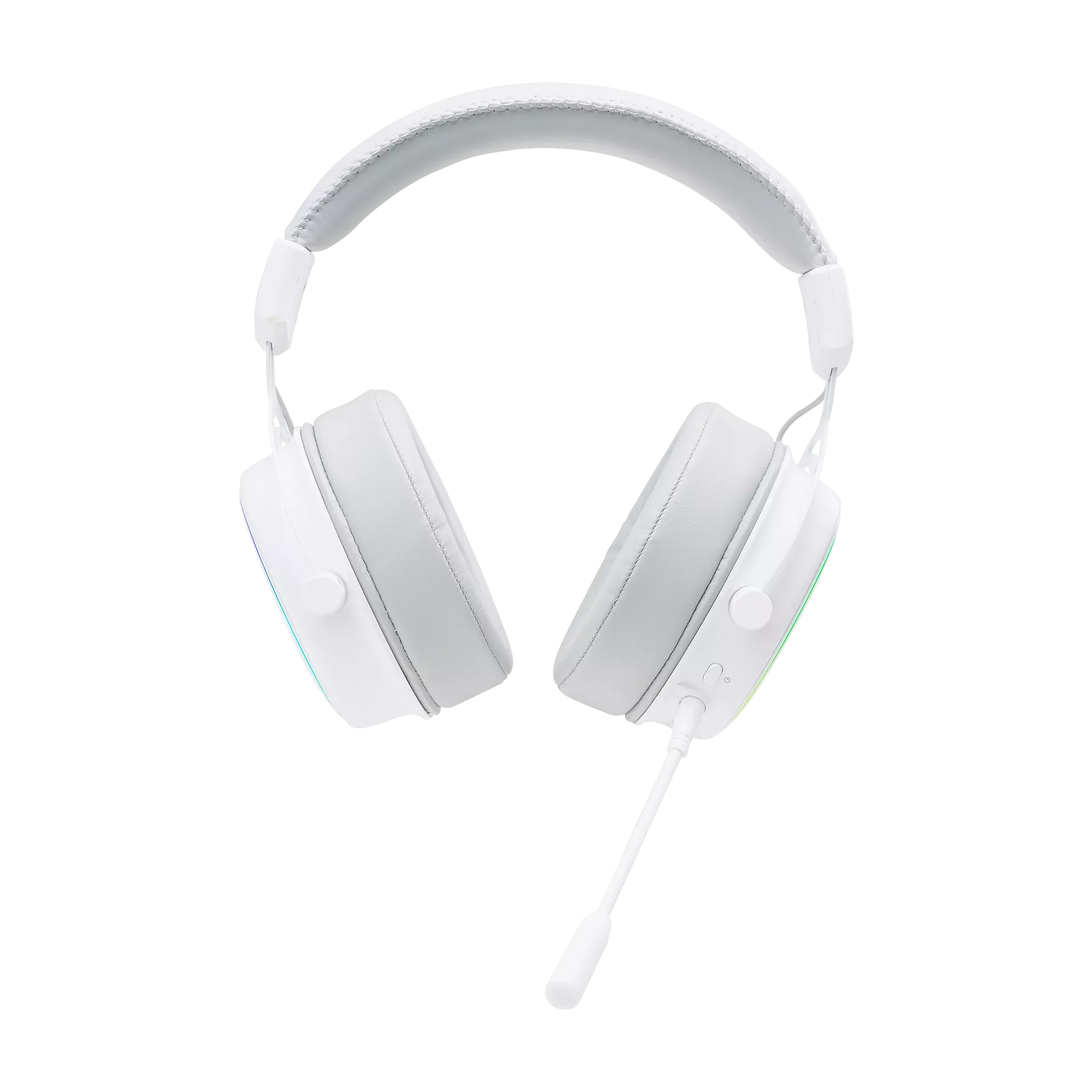 Rapoo VH800 wireless gaming headset with Bluetooth 5.2, 2.4GHz wireless, RGB lighting, graphene drivers, and detachable noise-cancelling microphone