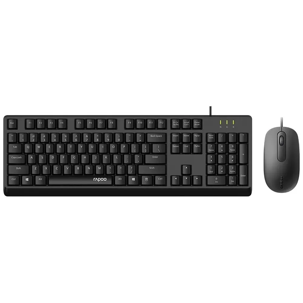 Rapoo X130 PRO Wired Keyboard and Mouse Combo with 104-Key Multimedia Keyboard and 1600 DPI Optical Mouse Price in Pakistan